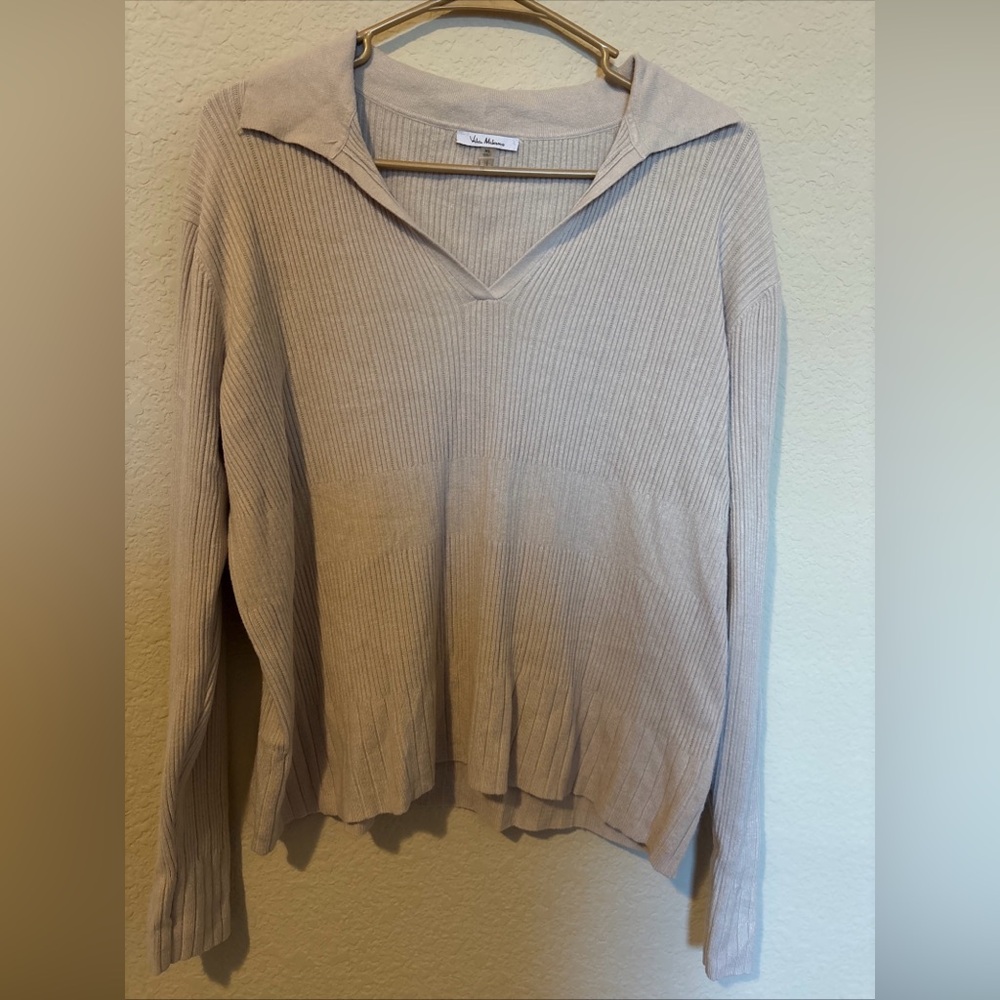 Vila Milano Women’s Tan Sweater Size XL